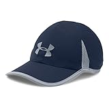 Under Armour Men's Shadow 4.0 Run Cap, Midnight Navy (410)/Reflective, One Size