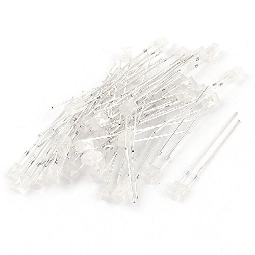 Aexit 40 Pcs 4x3x2mm Mist Opaque Head Blue LED Lamp Light Emitting Diodes DC 2.5V-3.0V (e37d6430680c583f81da43f907a67865)