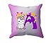 Cuscino Unicorno - Cuscino Iniziale Nome A - Cuscino Iniziale Nome Bimba - Cuscino Divertente Bambina - Cuscino Divertente Unicorni - Iniziali Nomi Bambini