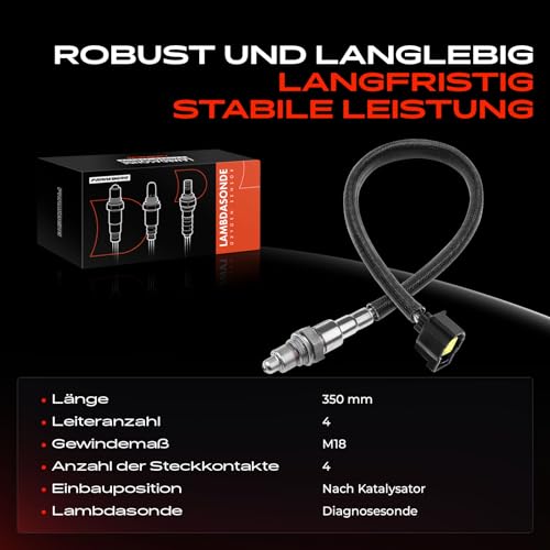 Sonde lambda capteur d'oxygène compatible CLA Coupé C117 et Classe B W246 - 4