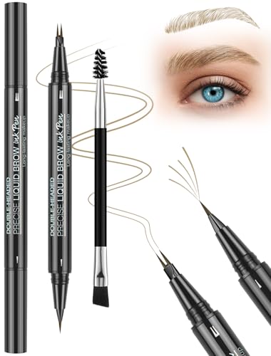 Microblading Eyebrow Pencil, Waterproof Eyebrow Pencils for Women Blonde Hair Like Natural Liquid...