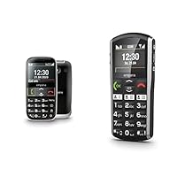 emporiaACTIVE | Seniorenhandy 4G Volte | Tastenhandy 4G Volte ohne Vertrag | 2,3-Zoll-Display | Schwarz & Simplicity | Seniorenhandy | Tastenhandy ohne Vertrag 2-Zoll-Display | Schwarz