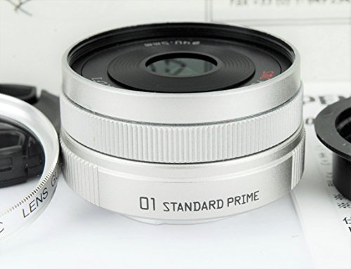 PENTAX 01 Standard Prime Lens Silver Q Mount Fixed Focal Length