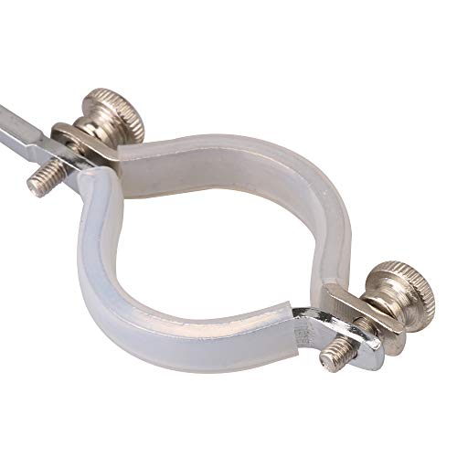 Bqlzr Total Length 153Mm Silver Sheet Music Clip Holder Clamp-On Holder Lyre Musical Instrument For Clarinet Tuba Part,For The Outer Diameter Of The Pipe Is Within 37Mm #TOP3