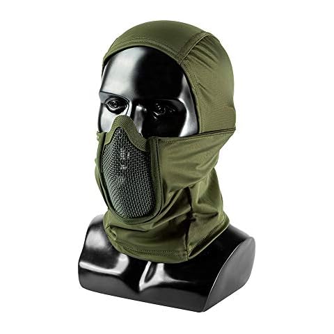 OneTigris Balaclava Mesh Gesichtsschutz Taktische Sturmhaube Ninja Style Vollgesichtsmaske für Airsoft Cover