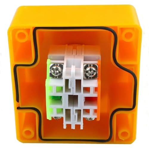 Interruptor pulsador rojo LAY37-11ZS con carcasa robusta y aislamiento de alta tension 6