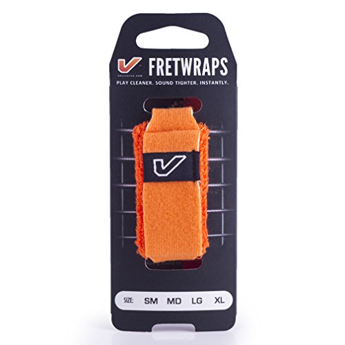 Gruv Gear FretWraps HD 'Flare' String Muter 1-Pack (Orange, Large)