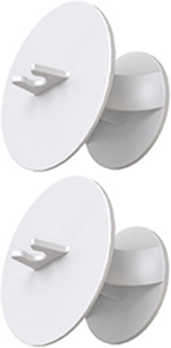 Of 2pcs Cable Clip Space Saving Cord Keeper for Appliances, White