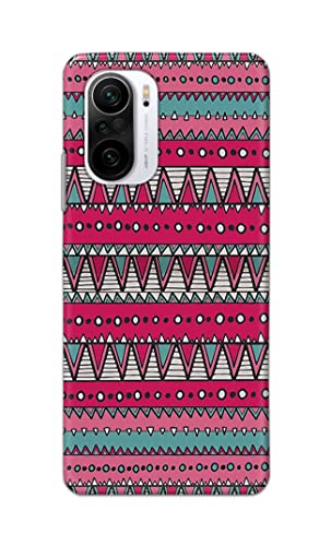 Image of Printed Hard Back Cover Case for Mi 11x 5G | Mi 11x Pro 5G Back Cover (Geometric Vintage Pattern) -1803