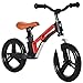 HOMCOM Kinderlaufrad ohne Tretrad Eva-Reifen Verstellbarer Sitz und Griff mit Pedaltraining Kleinkinderfahrrad aus Magnesiumlegierung 2-5 Jahre alt Weiß+Schwarz 86 x 41 x 49-56 cm