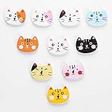 Material: madera. Bonitos botones de animales