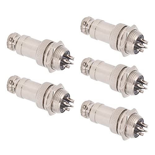 Conector de Enchufe de Aviación Fdit GX16 16 mm 5 pzas miniatura 4