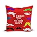 NIAN One in A Million Brother con impresionantes cojines de bigote, 12 x 12 pulgadas, multicolor, juego de 1
