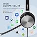 Yealink UH36 Professional USB Headset, Wired Headphones for Computer PC Laptop Work Headset with Noise Canceling Mic for Call and Music（for Teams Certified, Stereo,3.5mm Jack/USB Connection）