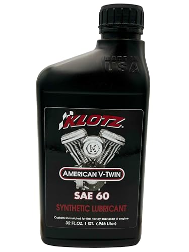 Klotz American V-Twin Engine Lubricant Straight Weight 60WT, 32 Ounce Quart