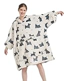 La taille convient aux adultes aux hommes et aux femmes. Le design surdimensionné confortable est très grand et spacieux, et les manches sont resserrées, vous pouvez toujours utiliser facilement les deux mains.