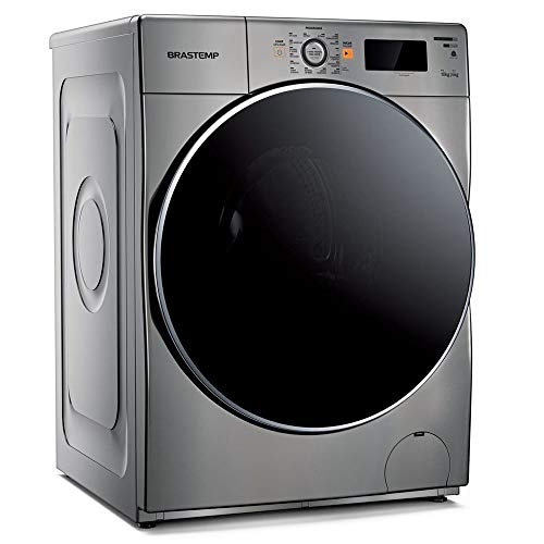 Lava & Seca 10kg Brastemp Inox com 17 Programas de Lavagem com Ciclo Tira Manchas Pro - BNQ10AS