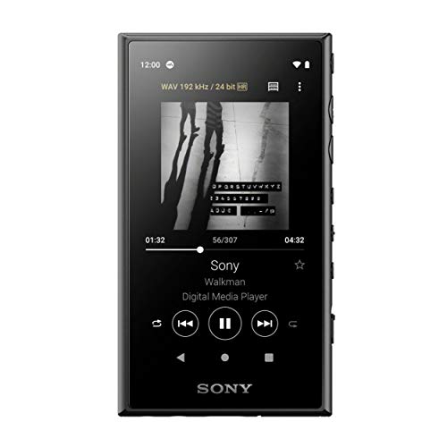 Leitor de MP3 Sony Walkman NW-A105 de alta resolução de 16 GB, preto