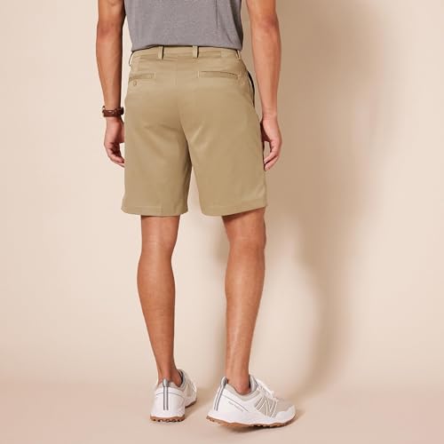 Image of Amazon Essentials Men's Classic-Fit 9 inch Inseam Moisture-Wicking Golf Shorts, Functional Pockets (Available in Big & Tall)