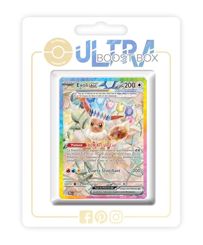 Évoli-ex (Eevee ex) 167/131 Alternativo Pokémon Gallery Teracristal Secreta - Ultraboost X Écarlate et Violet 8.5 Évolutions Prismatiques - Box de 10 cartas Pokémon Francés