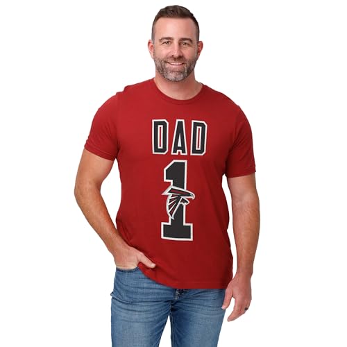 Image of FOCO NFL Mens NFL Team Logo Tee Shirt #1 Dad T-Shirt