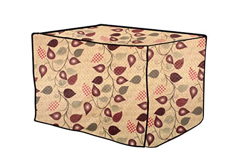 Image of Stylista Microwave Oven Cover for IFB 30 L Convection 30BRC2 Petals Pattern Yellow