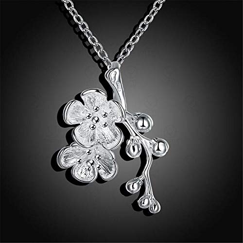 Collier pour dames de mode prune : Pendentif bijoux faits à la main pour fête 45CM - 3