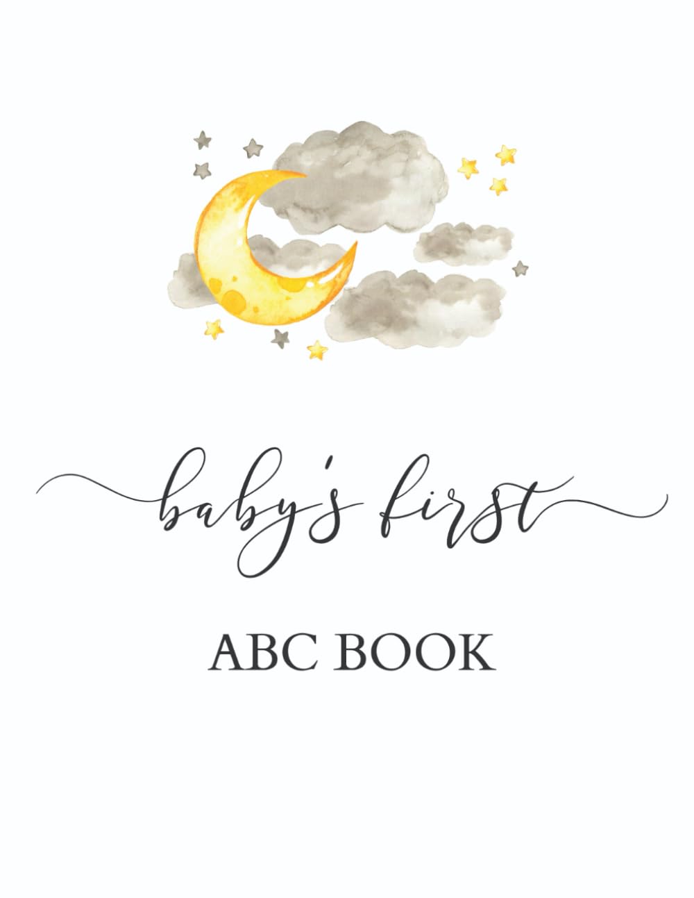 Baby's First ABC Book Baby Shower Activity, Alphabet Coloring Baby Books for Baby Shower, Baby's First Alphabet Coloring Book, ABC Baby Book