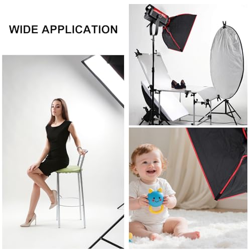 Image of GVM Portable Square Softbox 40 * 40cm with Grid Diffuser Fast-Setup Bowens Mount Softbox Compact Photography Lighting Softbox for Photography Shooting Continuous Light Monolight Strobe Flash