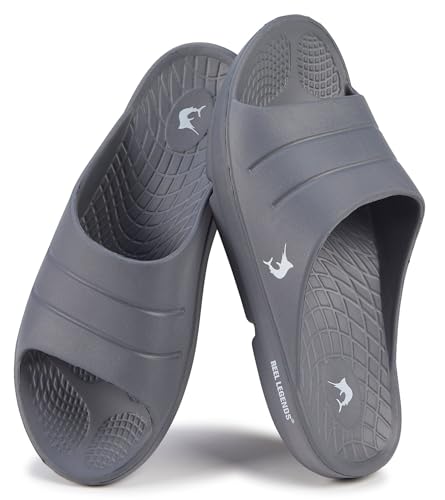 Reel Legends Men's Crest II Sandals 9 Grey