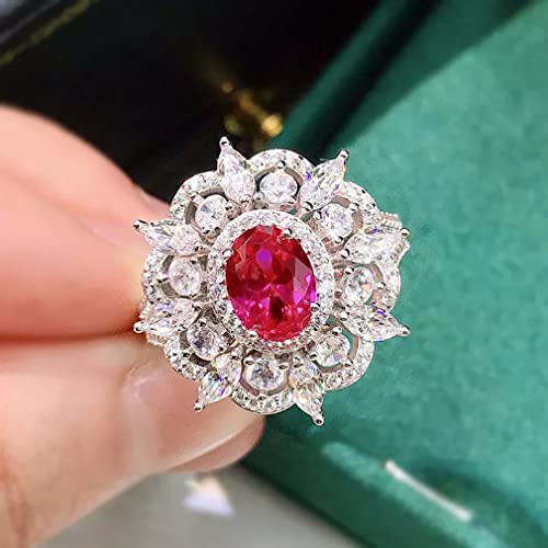 Boucles d'oreilles en corindon rouge et argent S925 un bijou d'exception raffiné pour femme