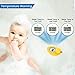 Baby Bath Thermometer Famidoc FDTH-V0-22 Water Temperature Test Floating on Water and Room Digital Bath tub Thermometers Duck Bath Thermometer Baby Safety New Upgraded