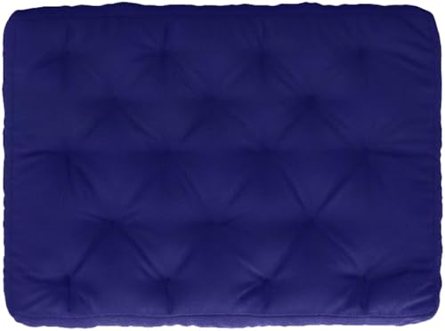 Miniatura 6 de Royal Sleep Products by The Futon Factory - Colchón de futón de espuma de 6 pulgadas, funda azul sólido, tamaño matrimonial, espumas certificadas