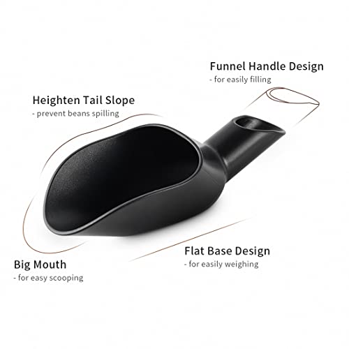 Coffee Scoop For Ground Coffee-Bean - Cafemasy Barista Tools Set Of 2Pcs Plastic Coffee Measure Scooper Spoon For Weighing And Filling Coffee Beans Coffee Grounds #TOP4