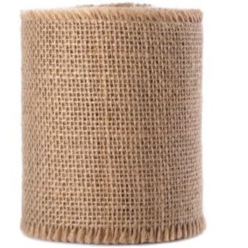 Juteband Geschenkband im Vintage Stil Juteband Dekoband zur Hochzeit Pflanzenschutz 10cm 5m 225g/qm.
