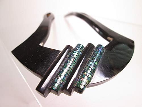 本鼈甲 螺鈿細工のデザインかんざし 本べっ甲螺鈿細工簪 作家物