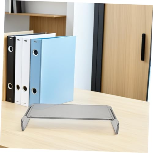 Support d'écran ordinateur transparent en acrylique ergonomique pour bureau