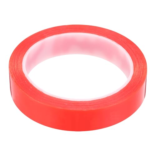 Image of MECCANIXITY 20mm x 10m Phone Repair Adhesive Tape LCD Screen Repair Sticker Double Sided for Cell Phone Tablet Laptop Clear Red