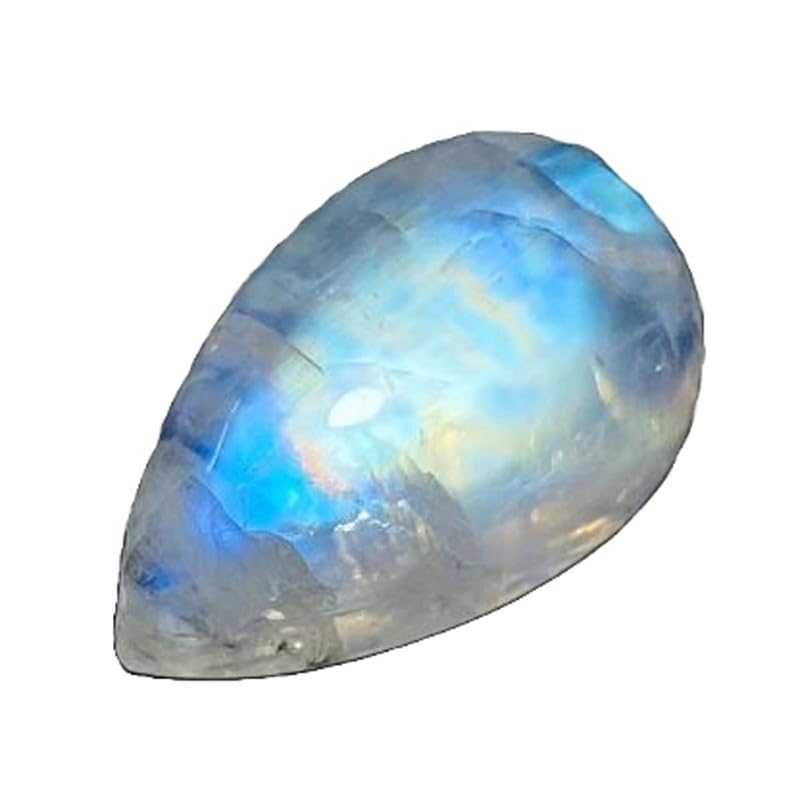 Pierre de lune naturelle pour bague et pendentif fait main au quotidien