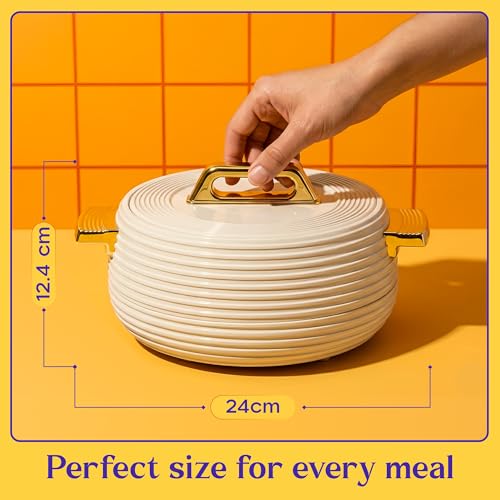 Image of SELVEL Smart Pot Insulated Casserole, LT Grey, 1500 ML