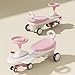 Baotree Kids Electric Ride On Car 12V - Electric Wiggle Car with Rechargeable Battery, LED Lights & Music,Anti-Rollover for Boys Girls Ages 3-8, Indoor/Outdoor Toy Vehicle up to 150 lbs (White)