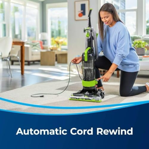Image of PowerForce Helix Turbo Rewind Pet Upright Vacuum High Suction for Deep Cleaning