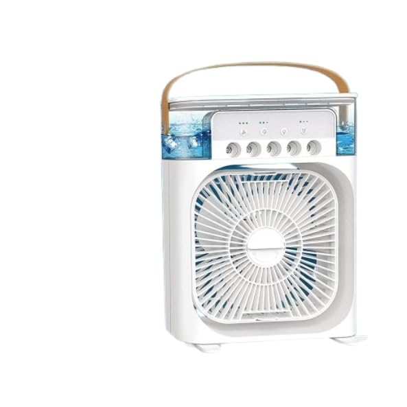 Personal Air Cooler Portable Conditioner Fan, Mini Evaporative Cooler with 7 Colors LED Light Wind Speeds and 3 Spray Modes-image-38