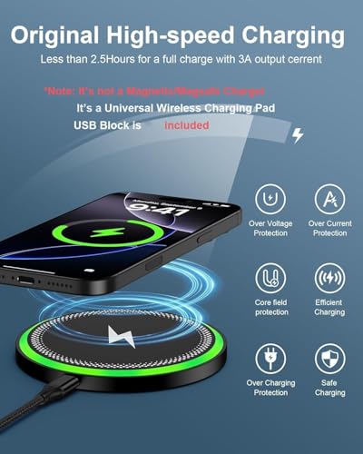 Image of 15W Wireless Charger for Google Pixel 11 /10 Pro XL /10a /9 Pro XL Fast Charge