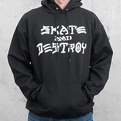 ★Thrasher Skate And Destroy Hoodie 関税込★ SKATE AND DESTROY - HOODIE - GREY – Thrasher Magazine