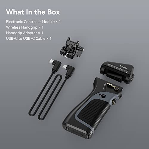 Image of SmallRig MagicFIZ Wireless Follow Focus Controller Kit, Lens Focus Control with Handgrip, Electronic Controller Module and Accessories for DSLR, Mirrorless Cine-Style Lenses - 3917
