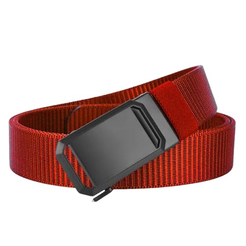 Ceinture décontractée polyvalente homme cuir tressé boucle automatique 130cm