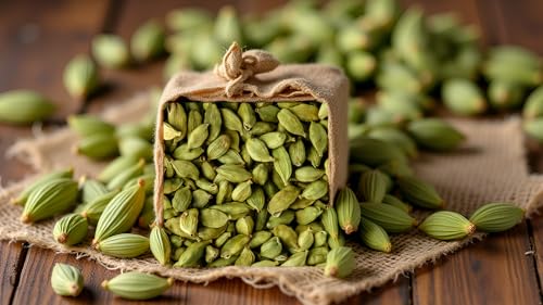 Image of Parshutara Farm Green Cardamom 50g | Premium Green Elaichi | Aromatic Whole Cardamom for Tea, Desserts & Cooking