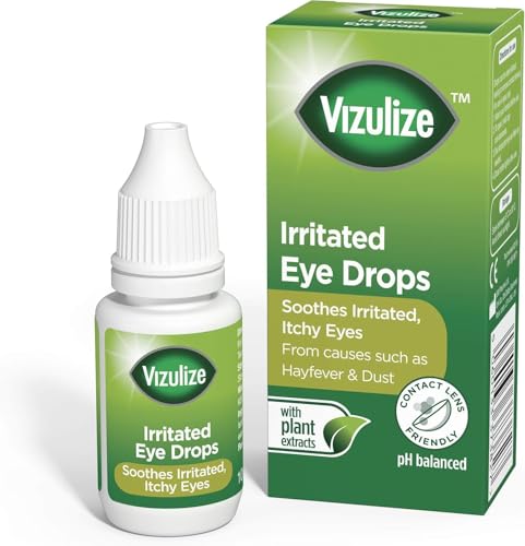 Vizulize Irritated Eye Drops 10ml Soothing Itchy Eyes