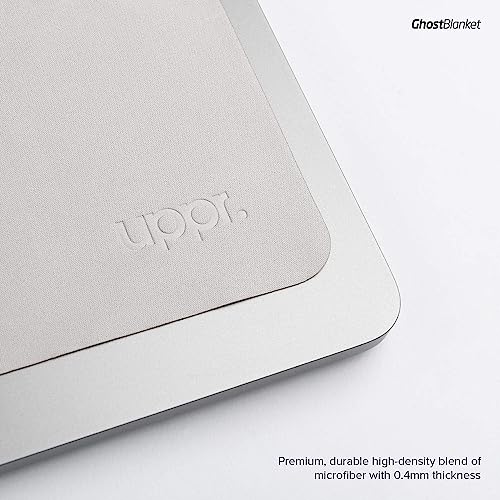 Image of UPPERCASE GhostBlanket Screen Keyboard Imprint Protection Microfiber Liner and Cleaning Cloth 15 inch Compatible with MacBook Pro 16 inch (Pack of 2)